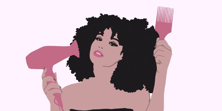 hair dryers blow dryers afro hair black hair woman afro american holding pink hair dryer