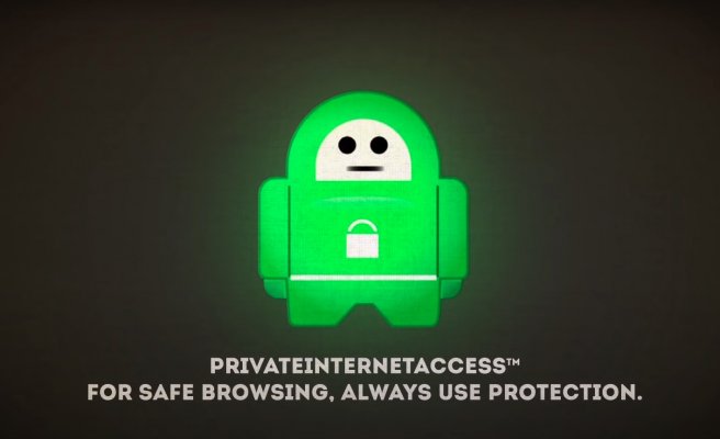 Private Internet Access vpn in depth review green logo black background 