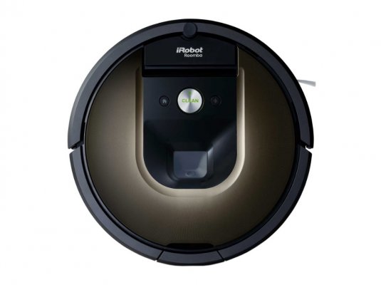irobot roomba 980 round shape gray black color robot vacuums
