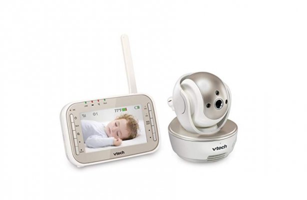 baby monitor vtech vm343 review camera receiver baby image on screen