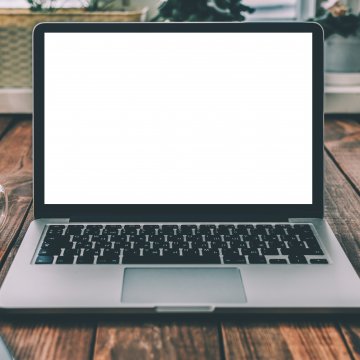 Mac laptop with deleted data