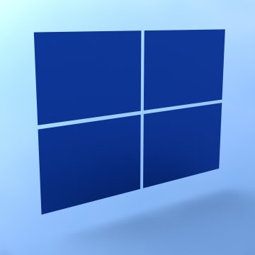 Blue windows 10 logo 