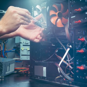 Fixing the inside of a computer