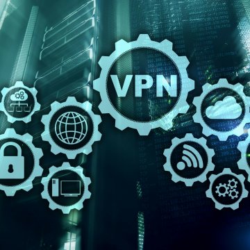 Digital image of VPN inside of sprockets 