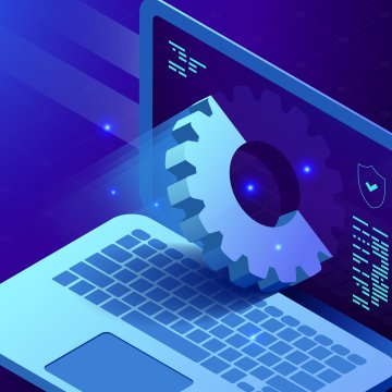 Fixing computer screen.