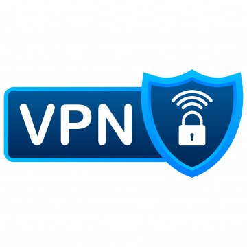 VPN logo with a lock and wifi signal
