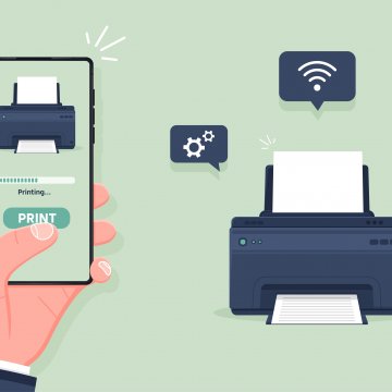 printing an online fax from a cell phone