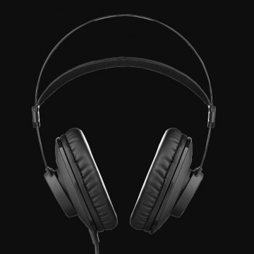 akg k72 wired headphones studio black background cheap budget