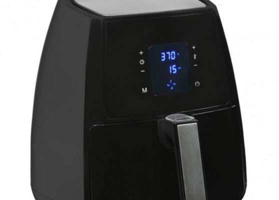 avalon bay air fryer ab-220ss black