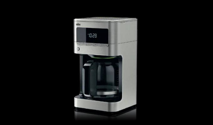 Braun BrewSense Drip Coffee Maker in Black