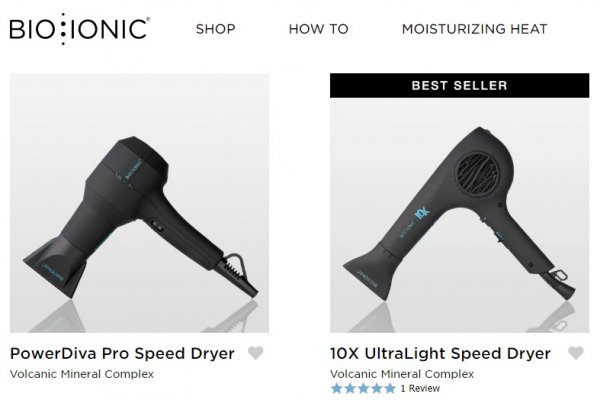 hair dryers bio ionic powerdiva pro 10x ultra light