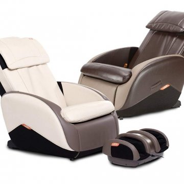 bone and espresso brown color massage chairs human touch ijoy 2.0