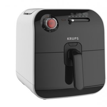 air fryer krups fry delight black and white white background
