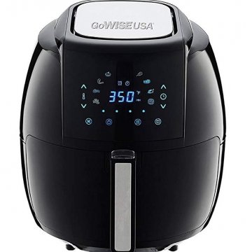 overview gowise air fryer black digital display