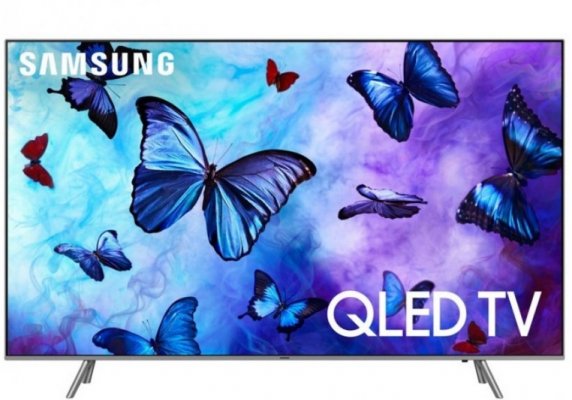 Samsung 65Q6FN 4k tv butterflies image qled tv