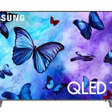 Samsung 65Q6FN 4k tv butterflies image qled tv