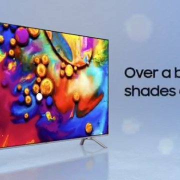 samsung q6f 4k tv qled over a billion shades of color colors on the screen