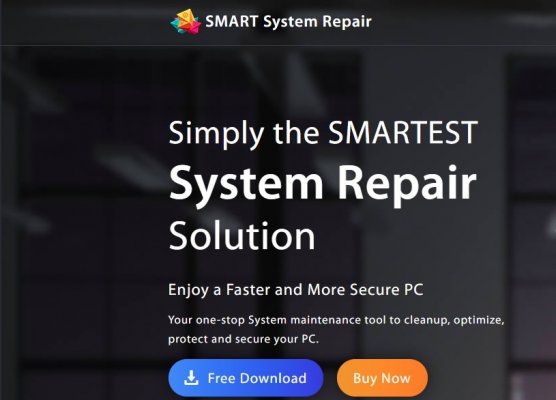Smart System Repair Review screenshot free download buy now buttons