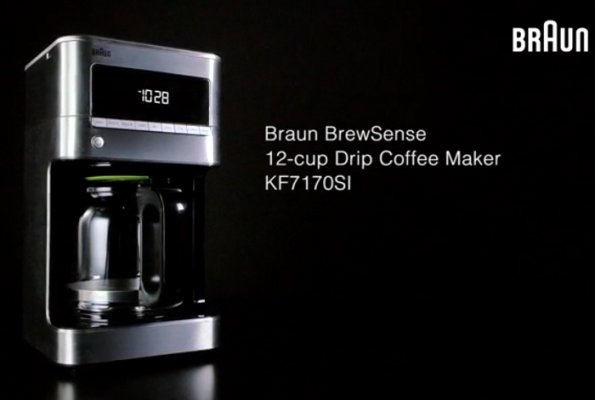 Braun KF7170SI BrewSense coffee makers 