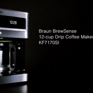 Braun KF7170SI BrewSense coffee makers 