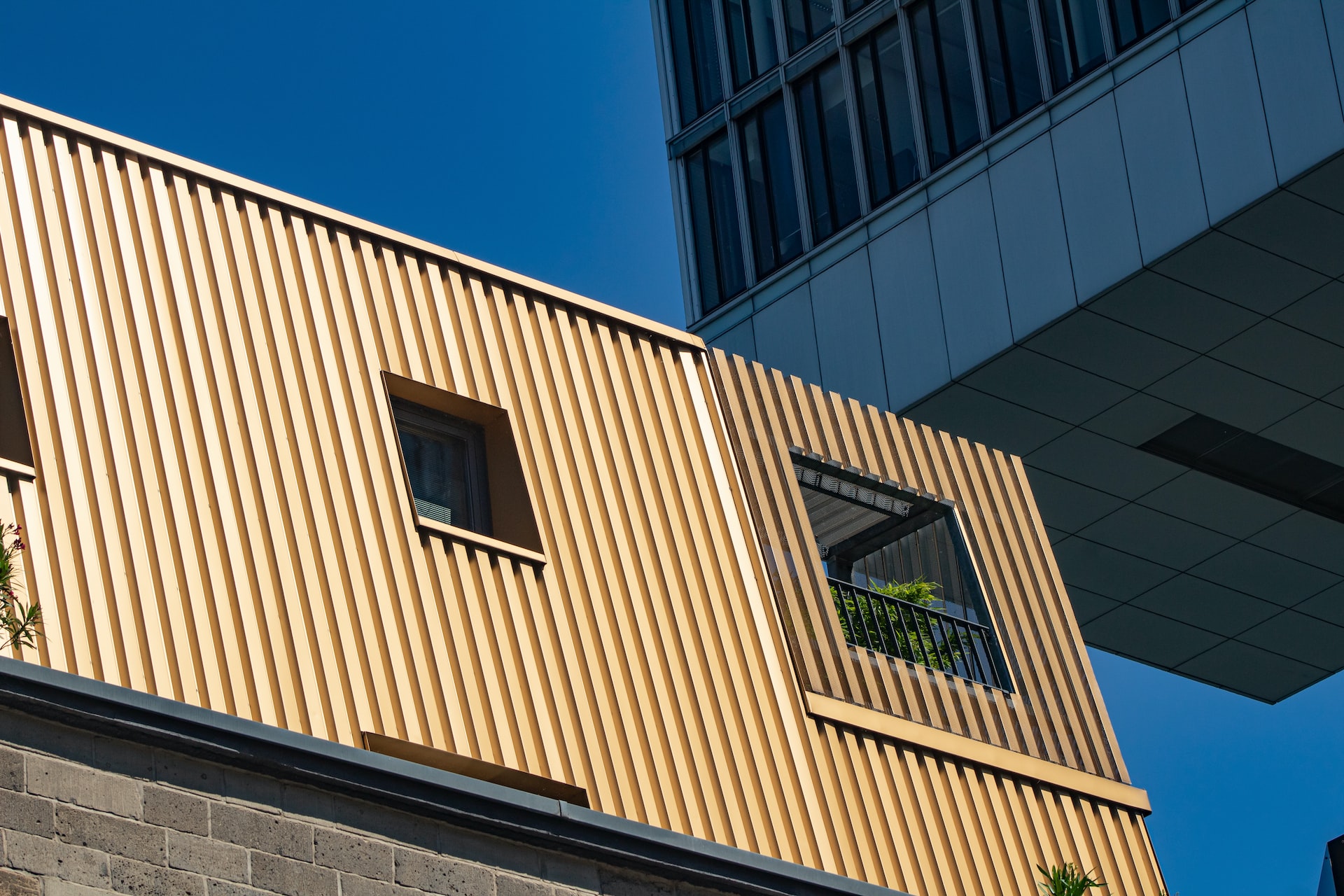 metal roof on a nice building