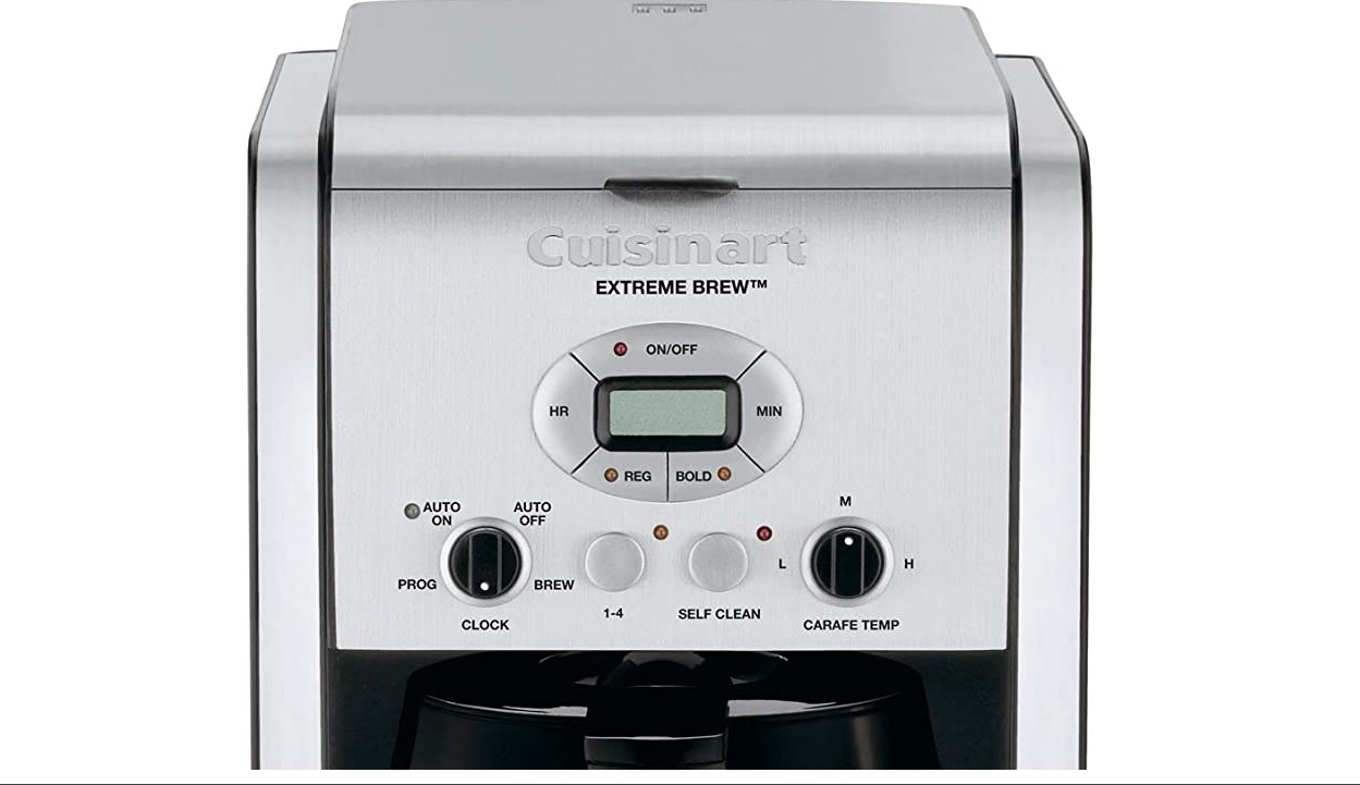 cuisinart dc-2650 extreme brew close-up controls