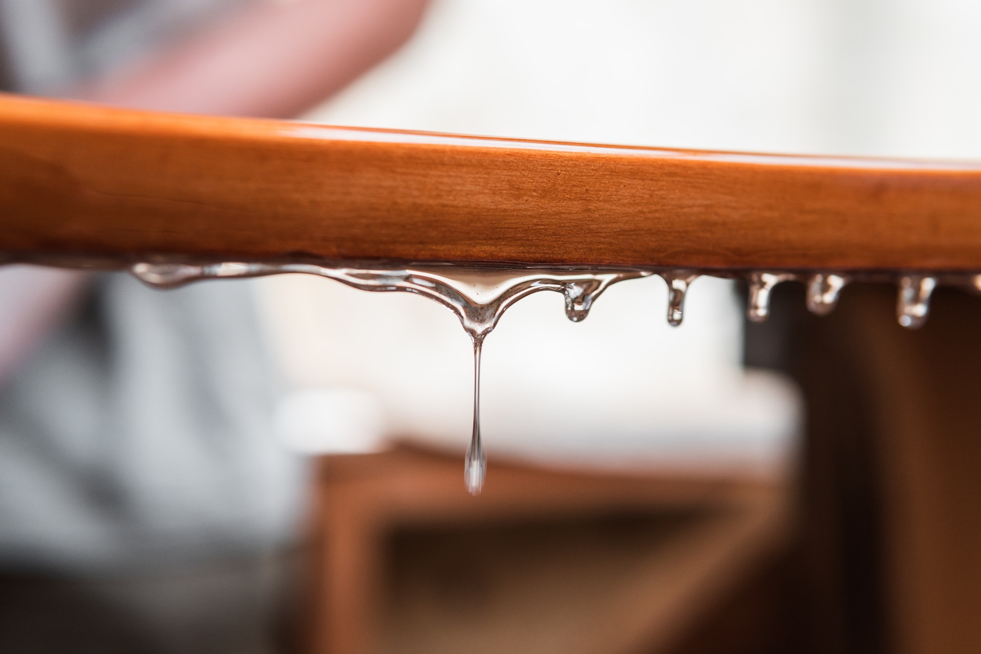 clear epoxy on diy table