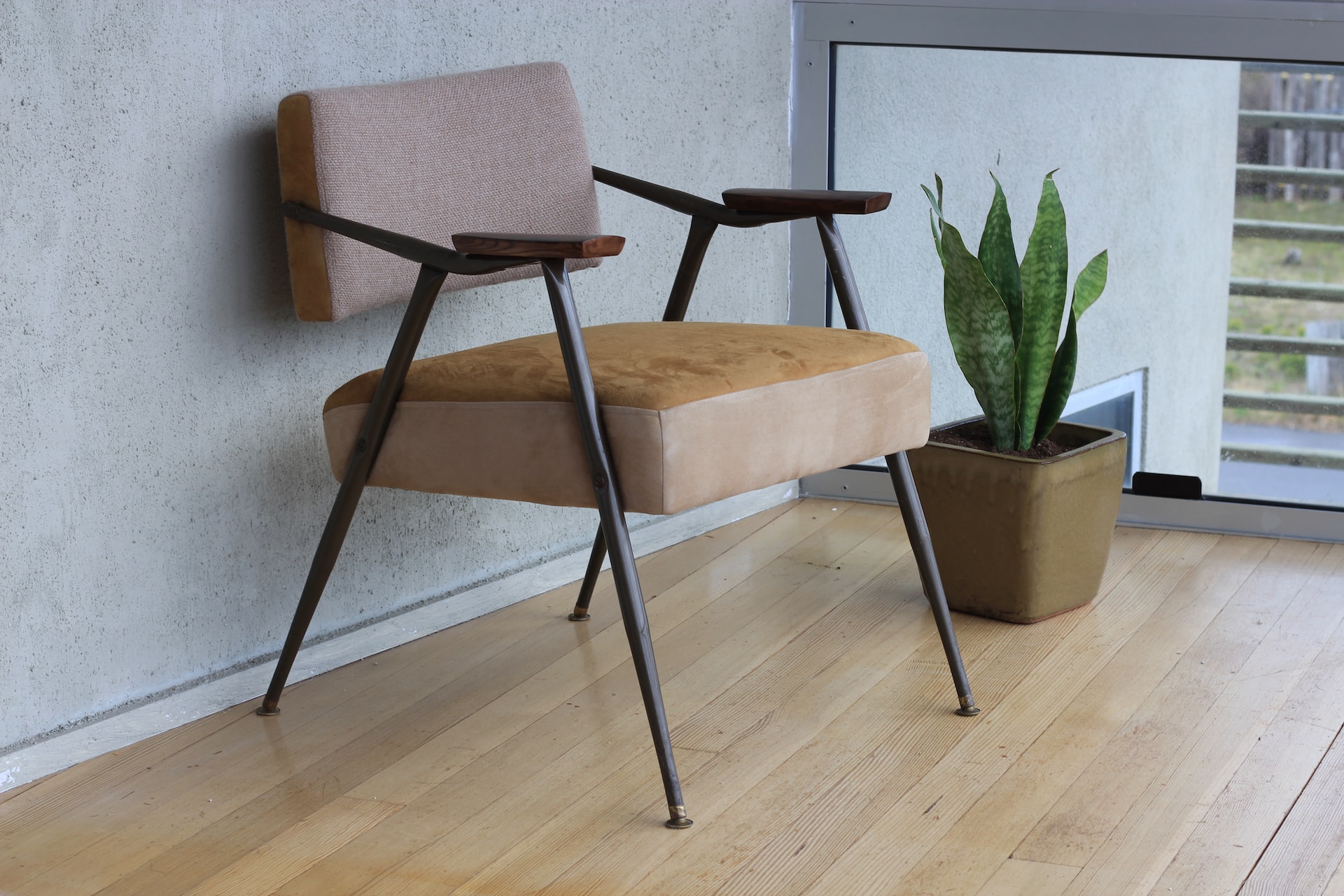 modern designed living room chair