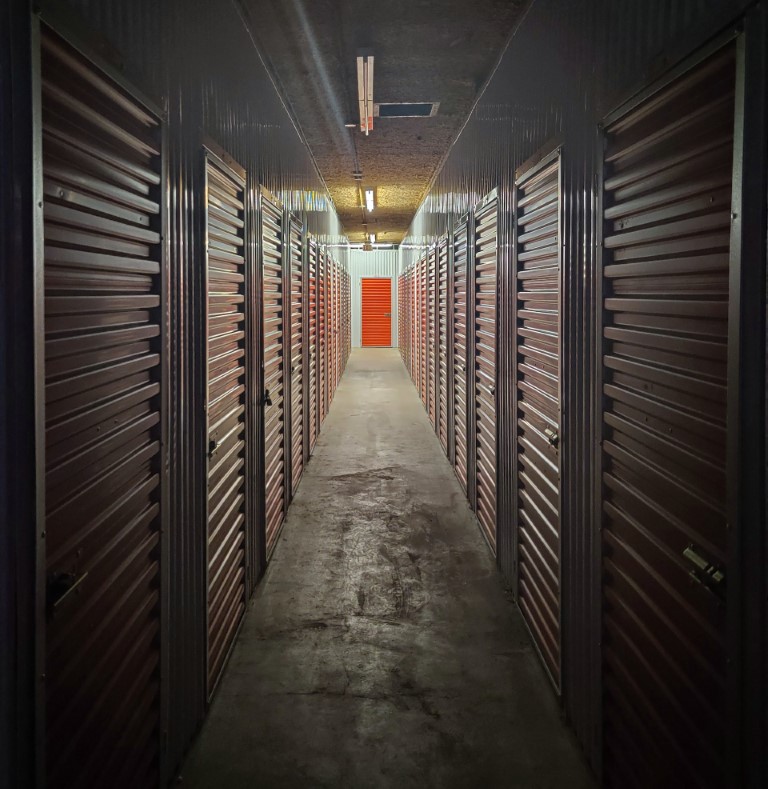inside of storage facility