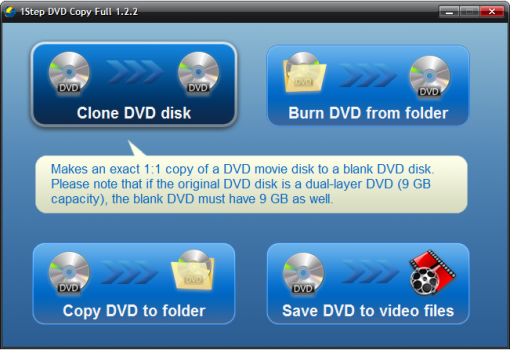 1 step dvd copy software