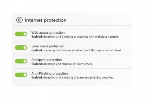 eset internet security screenshot