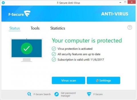 f-secure antivirus screenshot