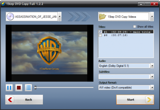 1 Step DVD Copy