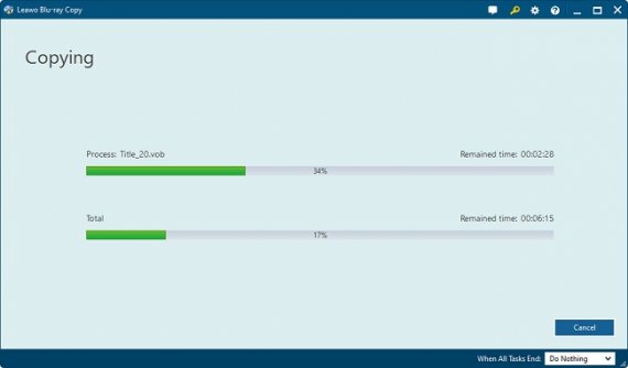 Leawo DVD Copy software screenshot
