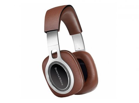 Bowers and Wilkins P9 headphones corded brown