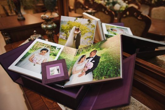 photo books with pictures from wedding, photo book, montage