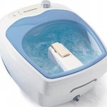 Brookstone Heated Aqua-Jet Foot Spa