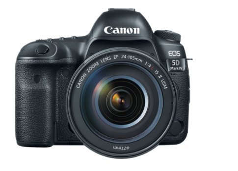 Canon EOS 5D Mark IV front dslr cameras