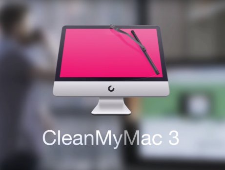 cleanmymac3 logo pink monitor imac mac utilities