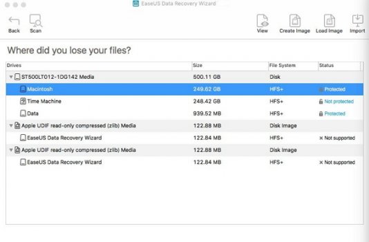 EaseUS Data Recovery for Mac