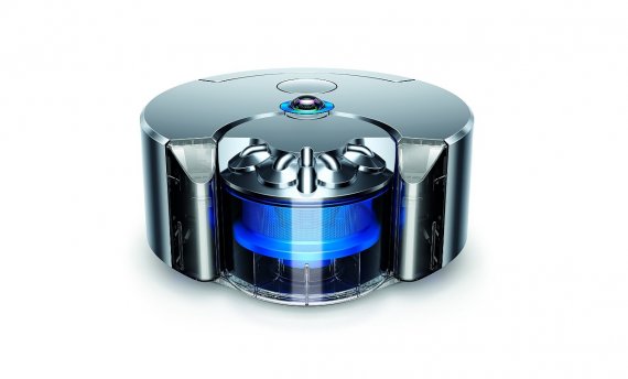 Dyson 360 Eye robot vacuum cleaner gray and blue