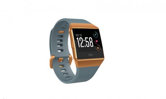 Fitbit Ionic smartwatch gray orange