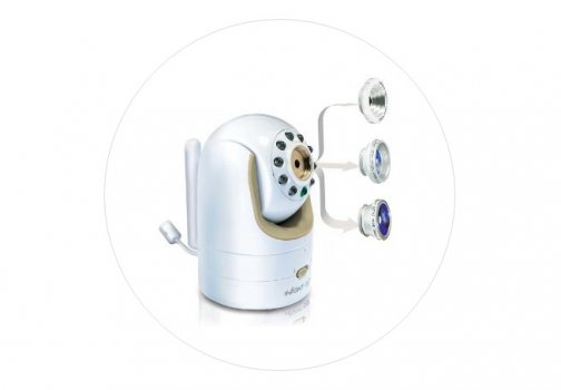 Infant Optics DXR-8 baby monitor interchangeable lens technology