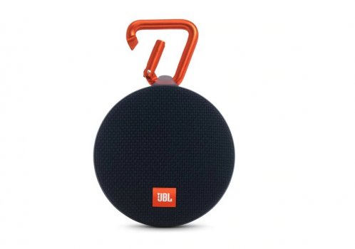 JBL Clip 2 black bluetooth speaker carabiner