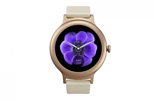LG Watch Style smartwatch rose gold
