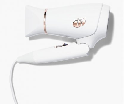 T3 Micro Featherweight Compact hair dryer white folded