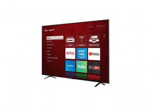 TCL 55P607 4k tv front side
